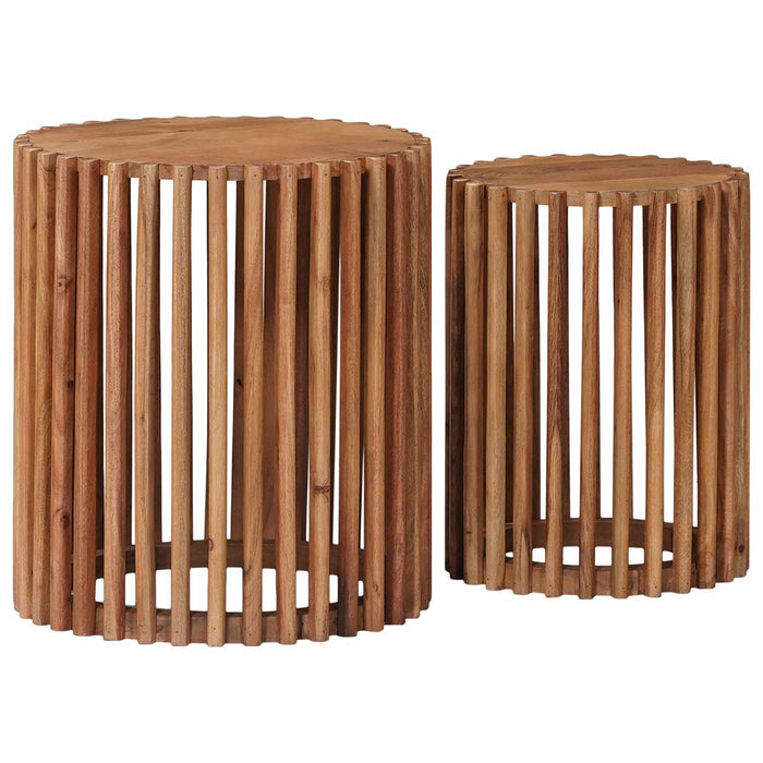 Set măsuțe laterale cu depozitare cu ușă Maro 40 x 40 x 45 cm - WALTI WALTI