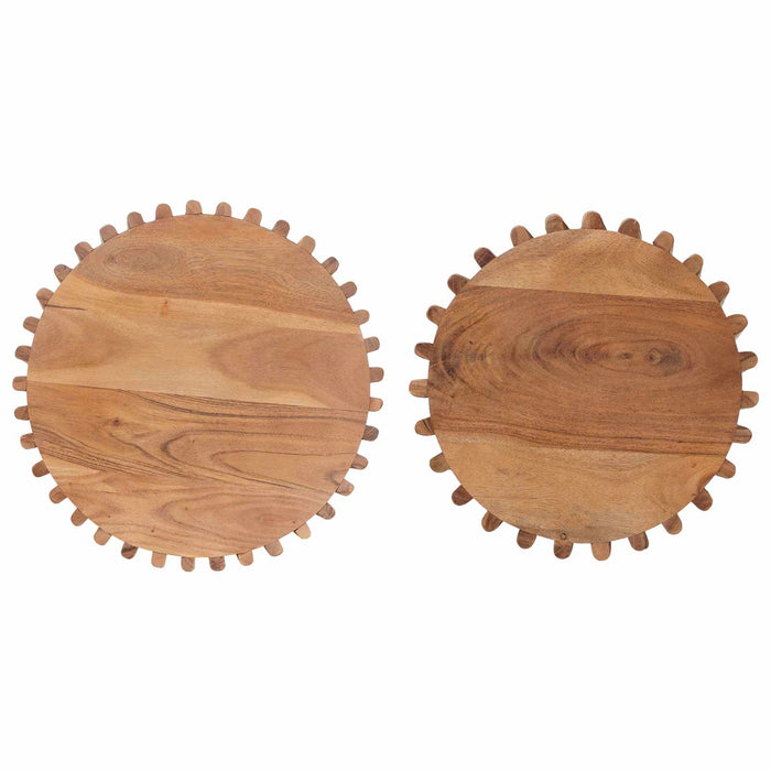 Set măsuțe laterale cu depozitare cu ușă Maro 40 x 40 x 45 cm - WALTI WALTI