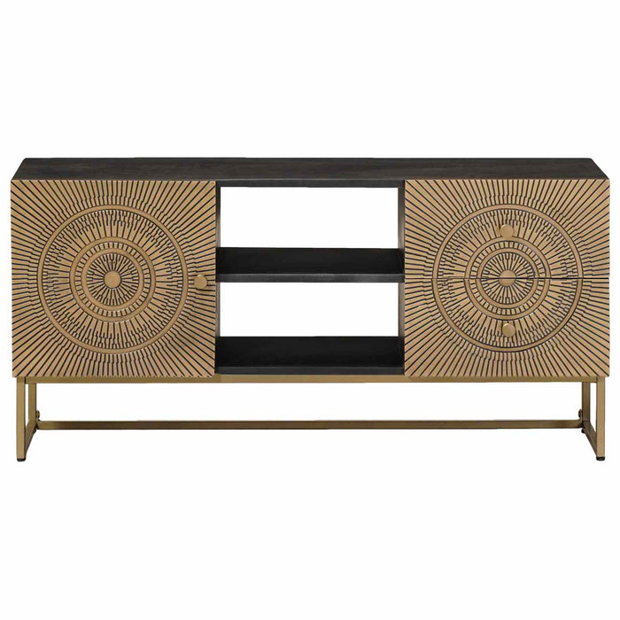 Cabinet TV cu sertar cu raft cu ușă Alamă 105 x 30 x 50 cm - WALTI WALTI