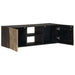 Cabinet TV cu raft cu depozitare cu ușă Alamă 105 x 30 x 35 cm - WALTI WALTI