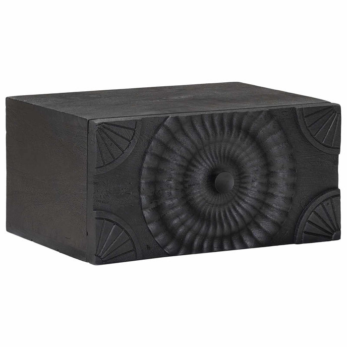 Dulap de noapte cu sertar Negru 40 x 30 x 20 cm - WALTI WALTI