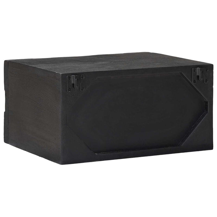 Dulap de noapte cu sertar Negru 40 x 30 x 20 cm - WALTI WALTI