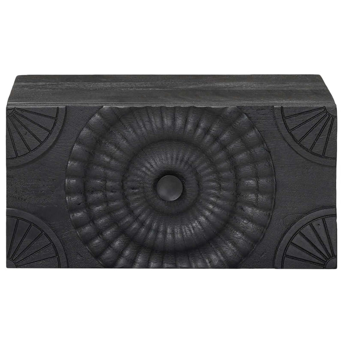 Dulap de noapte cu sertar Negru 40 x 30 x 20 cm - WALTI WALTI