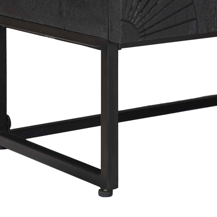 Bufet Negru 105 x 30 x 68 cm - WALTI WALTI