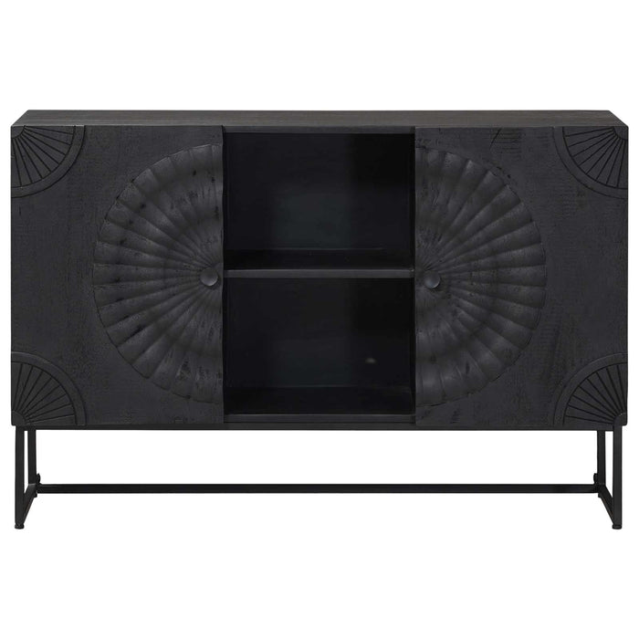 Bufet Negru 105 x 30 x 68 cm - WALTI WALTI
