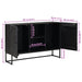 Bufet Negru 105 x 30 x 68 cm - WALTI WALTI