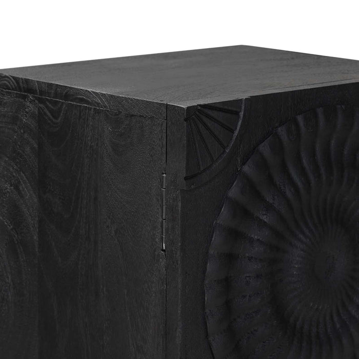 Bufet Negru 35 x 30 x 120 cm - WALTI WALTI