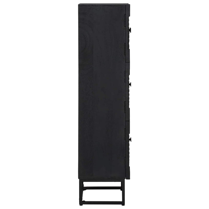 Bufet Negru 35 x 30 x 120 cm - WALTI WALTI