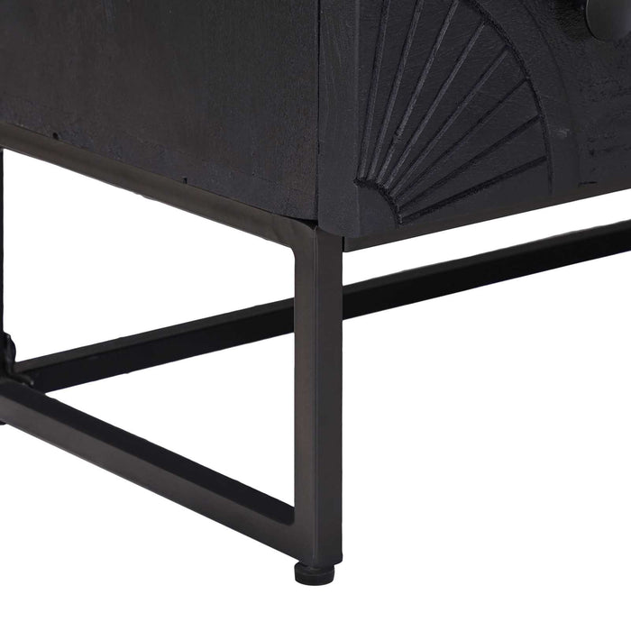 Dulap cu sertare cu sertar Negru 75 x 30 x 65 cm - WALTI WALTI