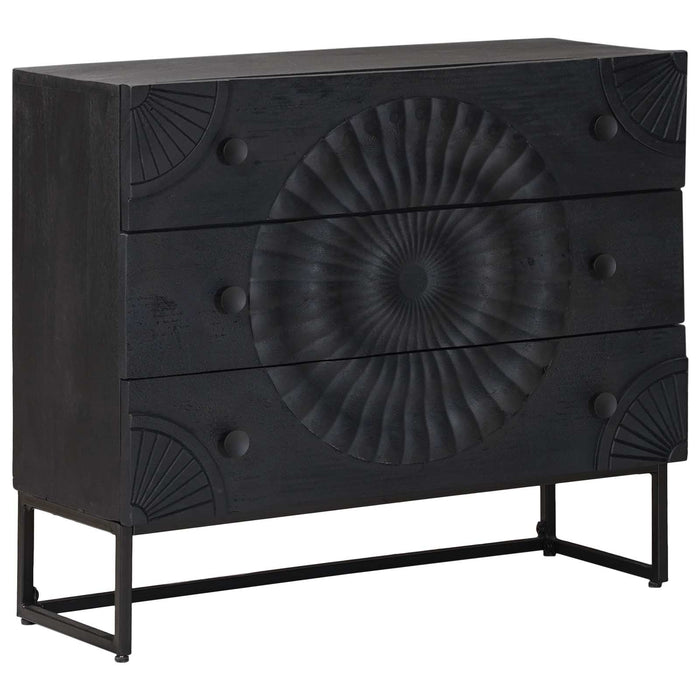Dulap cu sertare cu sertar Negru 75 x 30 x 65 cm - WALTI WALTI