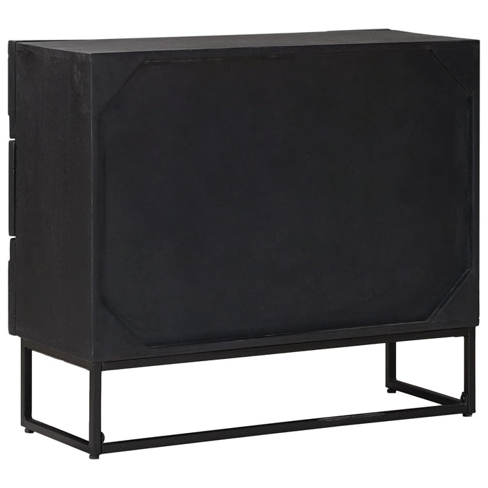 Dulap cu sertare cu sertar Negru 75 x 30 x 65 cm - WALTI WALTI