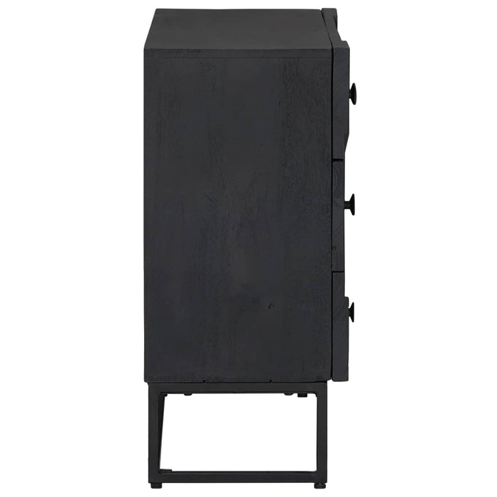Dulap cu sertare cu sertar Negru 75 x 30 x 65 cm - WALTI WALTI