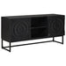 Cabinet TV cu sertar cu raft cu ușă Negru 105 x 30 x 54 cm - WALTI WALTI