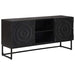 Cabinet TV cu sertar cu raft cu ușă Negru 105 x 30 x 54 cm - WALTI WALTI