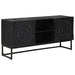 Cabinet TV cu sertar cu raft cu ușă Negru 105 x 30 x 54 cm - WALTI WALTI