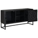 Cabinet TV cu sertar cu raft cu ușă Negru 105 x 30 x 54 cm - WALTI WALTI