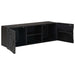 Cabinet TV cu raft cu depozitare cu ușă Negru 105 x 30 x 35 cm - WALTI WALTI