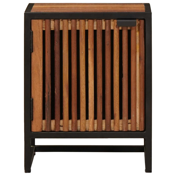 Noptieră handmade natural 40 x 30 x 50 cm Lemn de mango solid WALTI