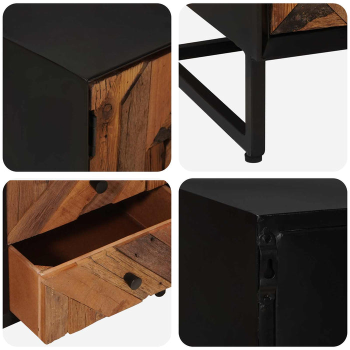 Cabinet TV cu sertar cu depozitare cu ușă 105 x 30 x 40 cm WALTI