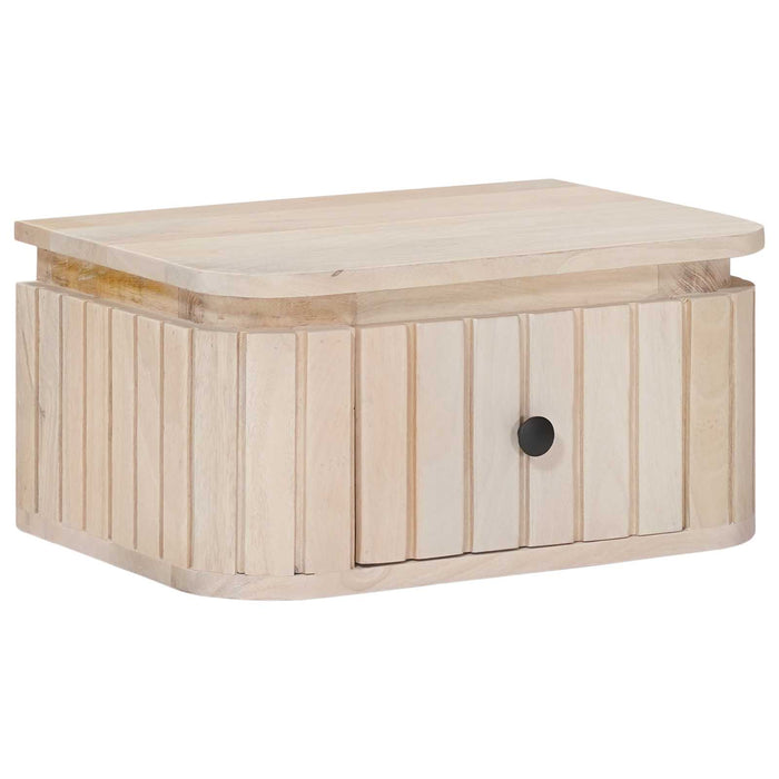 Noptieră handmade Alb 40 x 30 x 20 cm Lemn de mango solid WALTI