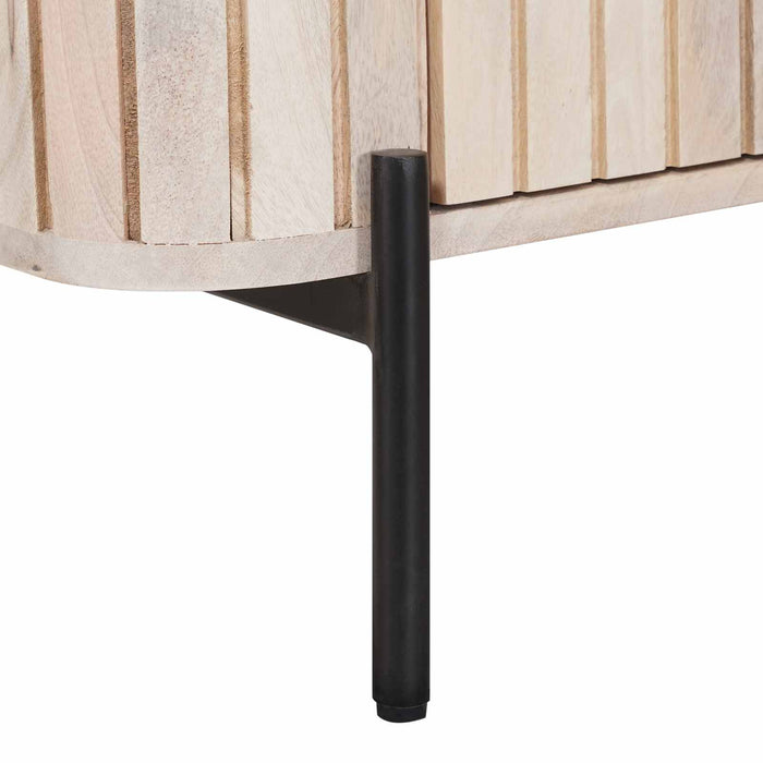Bufet 70 x 30 x 65 cm Lemn Mango Solid și Lemn Stratificat WALTI
