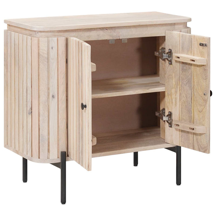 Bufet 70 x 30 x 65 cm Lemn Mango Solid și Lemn Stratificat WALTI