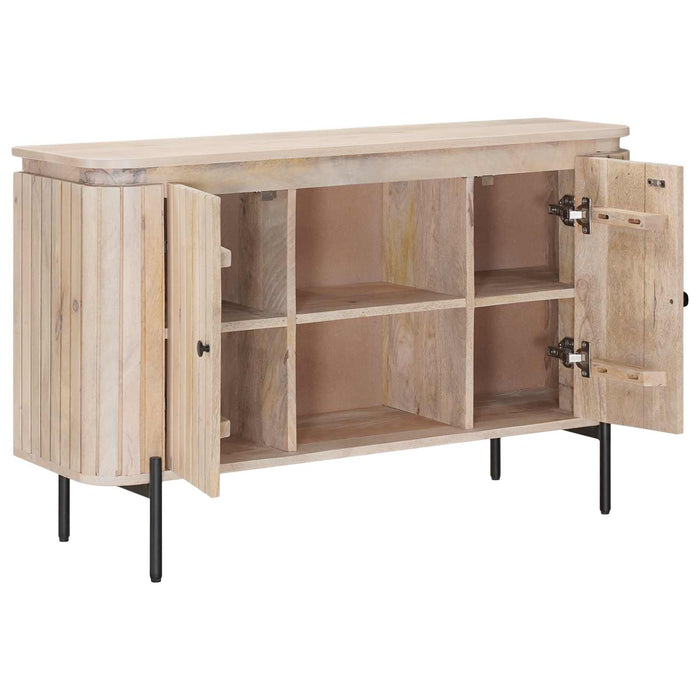 Bufet 105 x 30 x 65 cm Lemn Mango Solid și Lemn Stratificat WALTI