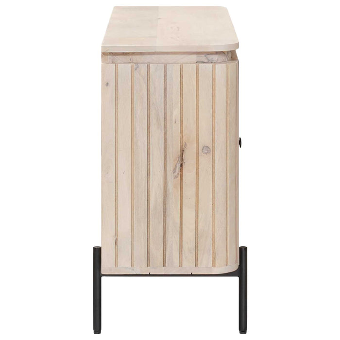 Bufet 105 x 30 x 65 cm Lemn Mango Solid și Lemn Stratificat WALTI