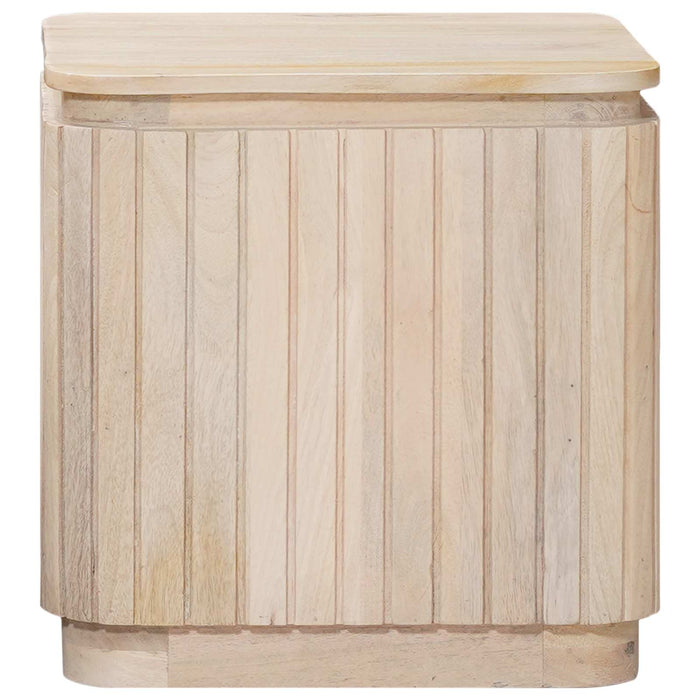 Set de mese laterale handmade 2 pcs Alb 45 x 45 x 45 cm WALTI