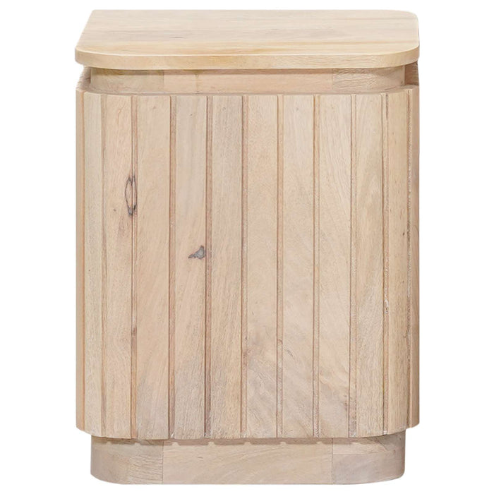 Set de mese laterale handmade 2 pcs Alb 45 x 45 x 45 cm WALTI