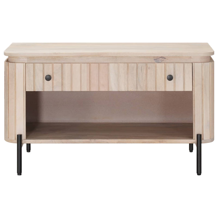 Bancă pentru pantofi cu sertar cu raft 85 x 37 x 48 cm - WALTI WALTI