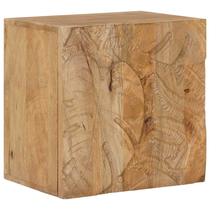 Noptieră handmade Culoare exactă: Maro Teak 40x30x40 cm WALTI