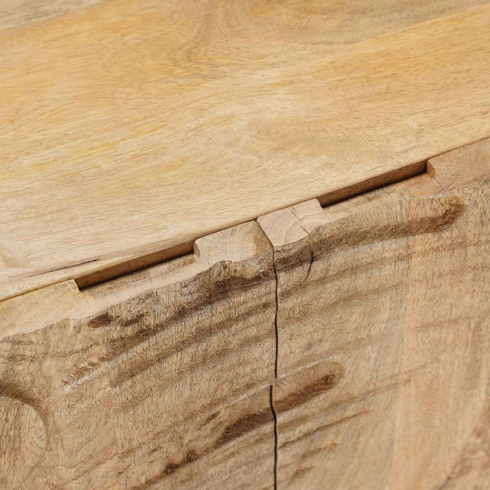 Bufet 53 x 30 x 65 cm Lemn Mango Solid și Lemn Stratificat WALTI