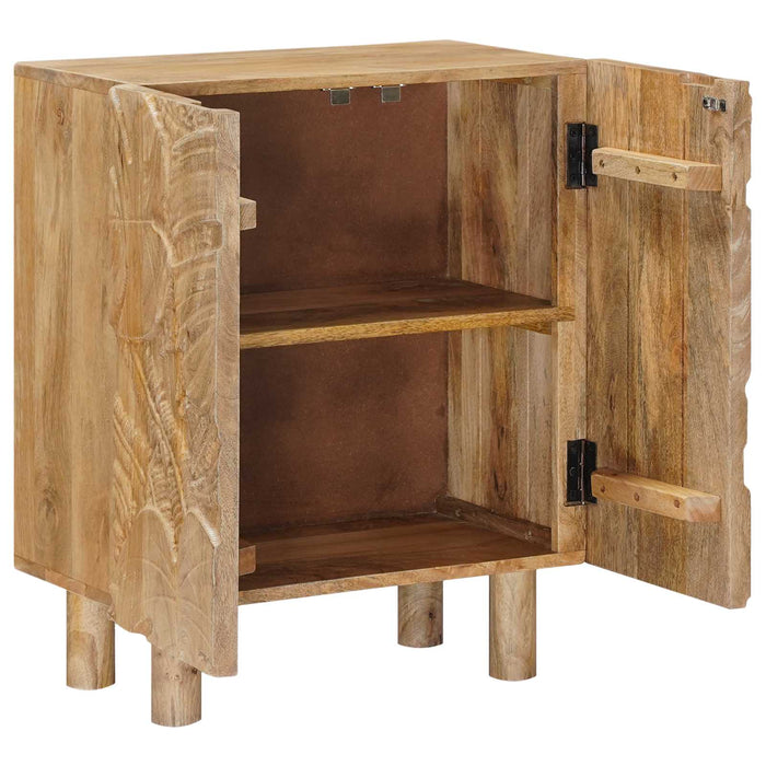 Bufet 53 x 30 x 65 cm Lemn Mango Solid și Lemn Stratificat WALTI