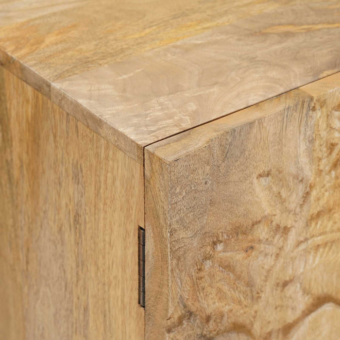Bufet 100 x 30 x 65 cm Lemn Mango Solid și Lemn Stratificat WALTI