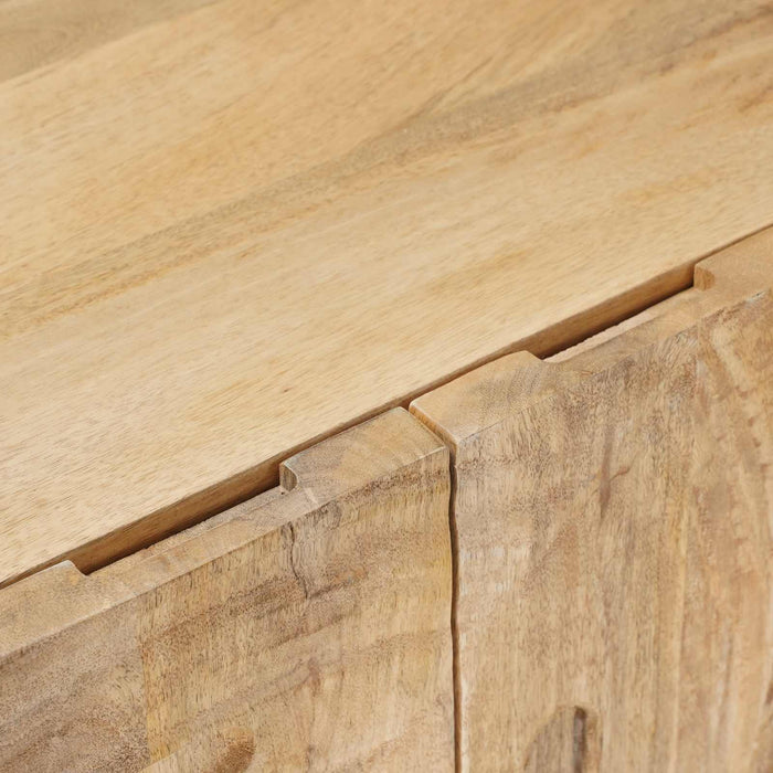 Bufet 100 x 30 x 65 cm Lemn Mango Solid și Lemn Stratificat WALTI