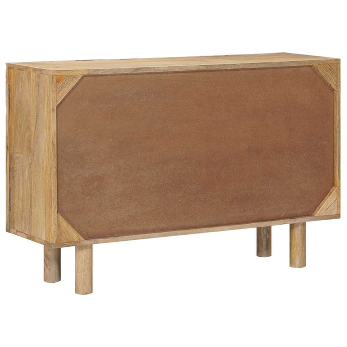 Bufet 100 x 30 x 65 cm Lemn Mango Solid și Lemn Stratificat WALTI