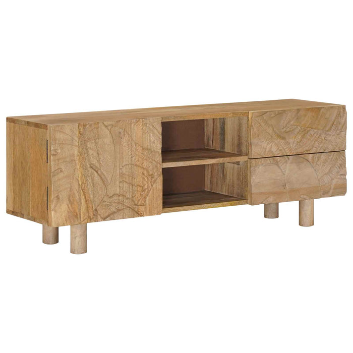 Cabinet TV cu sertar cu raft cu depozitare 110 x 30 x 40 cm WALTI