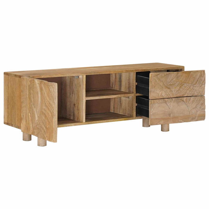 Cabinet TV cu sertar cu raft cu depozitare 110 x 30 x 40 cm WALTI