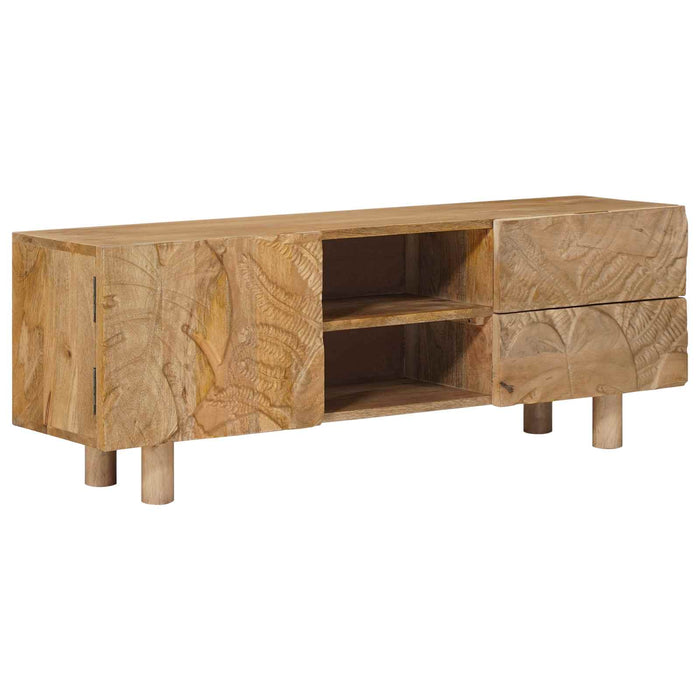 Cabinet TV cu sertar cu raft cu depozitare 110 x 30 x 40 cm WALTI