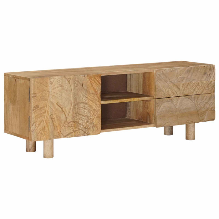 Cabinet TV cu sertar cu raft cu depozitare 110 x 30 x 40 cm WALTI