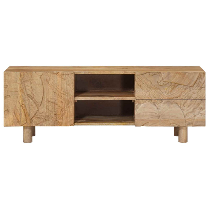 Cabinet TV cu sertar cu raft cu depozitare 110 x 30 x 40 cm WALTI