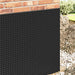 Foie de drenaj cu striații Negru 0,5 x 20 m HDPE - WALTI WALTI
