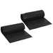 Foie de drenaj cu striații 2 pcs Negru 0,5 x 20 m HDPE - WALTI WALTI