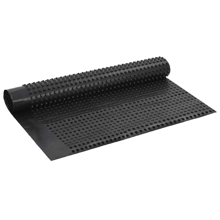 Foie de drenaj cu striații Negru 1 x 20 m HDPE - WALTI WALTI