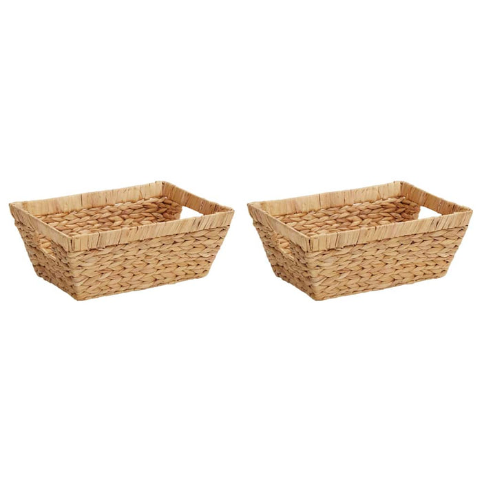 Coșuri de depozitare 2 pcs natural 38 x 28 x 15 cm WALTI