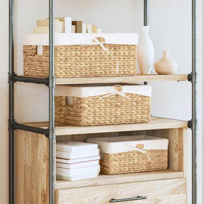 Coșuri de depozitare 3 pcs natural Zambilă de apă WALTI