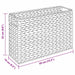 Coșuri pentru reviste 2 pcs natural 39 x 14 x 25 cm - WALTI WALTI