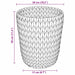 Coșuri pentru Hârtie 2 pcs natural 26 x 26 x 29 cm - WALTI WALTI