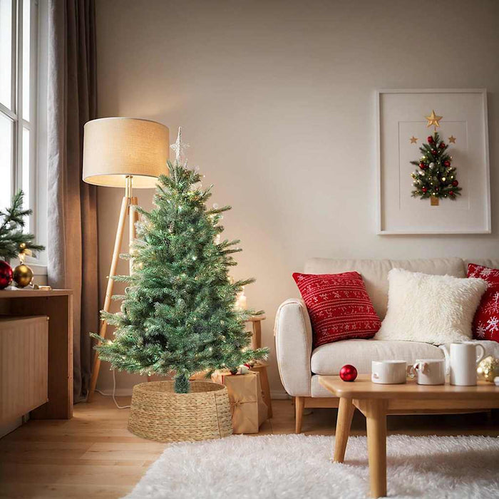 Guler pentru Pomul de Crăciun Rotund Maro 75 x 75 x 25 cm - WALTI WALTI